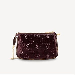 Louis Vuitton Monogram Vernis Leather Mini Pochette Accessoires